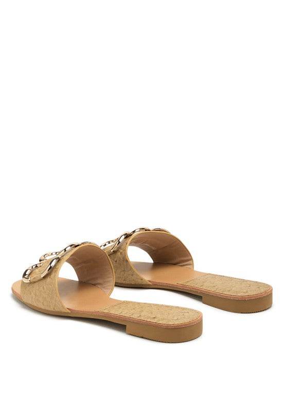 MADELEINE METAL RINGS FLAT SLIDES - Shop Style & More | Fresh Looks, Everyday Deals & Free Shipping