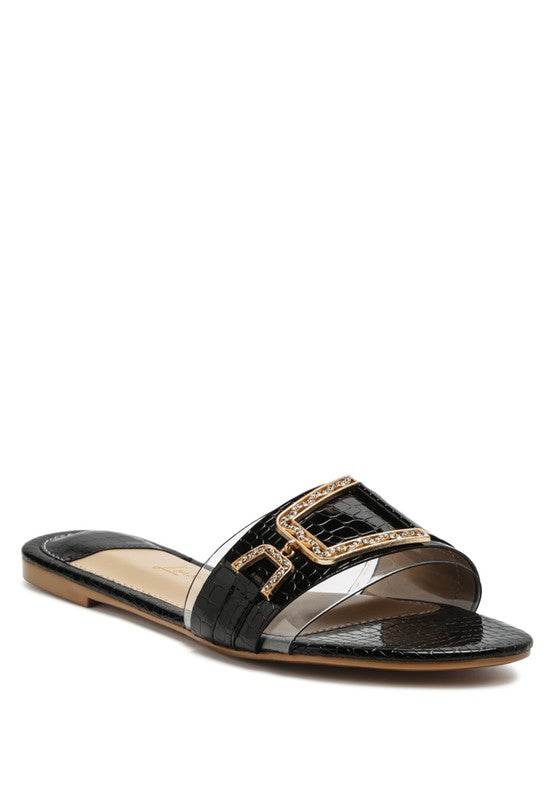 BRILLO JEWEL CROC FLATS - Shop Style & More | Fresh Looks, Everyday Deals & Free Shipping