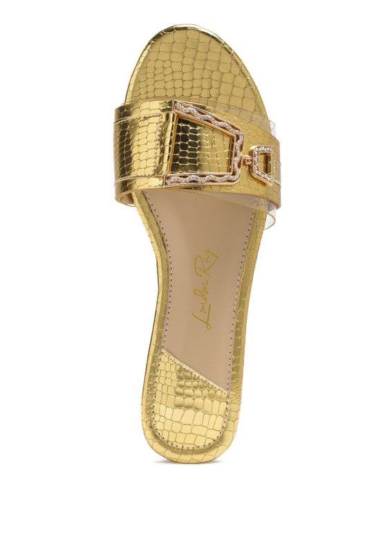 BRILLO JEWEL CROC FLATS - Shop Style & More | Fresh Looks, Everyday Deals & Free Shipping