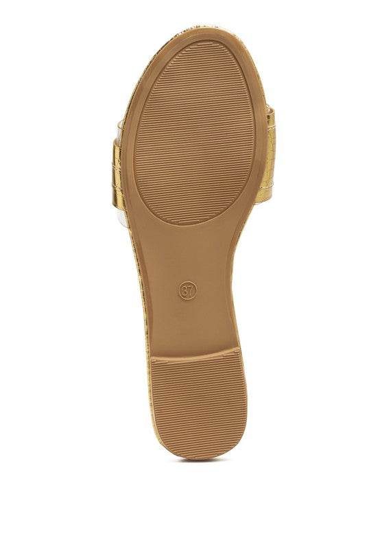 BRILLO JEWEL CROC FLATS - Shop Style & More | Fresh Looks, Everyday Deals & Free Shipping