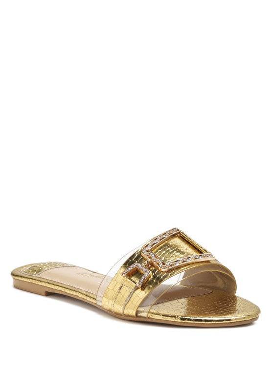 BRILLO JEWEL CROC FLATS - Shop Style & More | Fresh Looks, Everyday Deals & Free Shipping