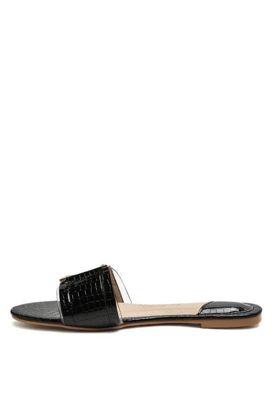 BRILLO JEWEL CROC FLATS - Shop Style & More | Fresh Looks, Everyday Deals & Free Shipping