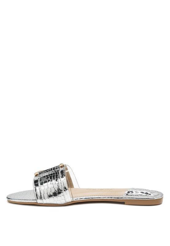 BRILLO JEWEL CROC FLATS - Shop Style & More | Fresh Looks, Everyday Deals & Free Shipping