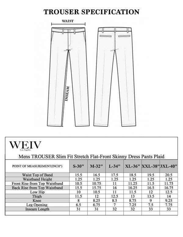 Weiv Mens Plaid Trouser Pants - Shop Style & More | Fresh Looks, Everyday Deals & Free Shipping
