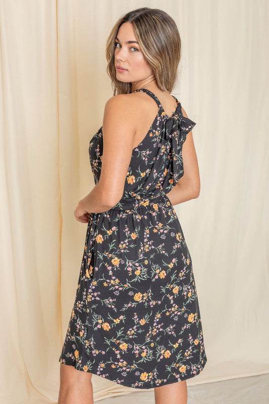 Floral Halter Top Midi Dress - Shop Style & More | Fresh Looks, Everyday Deals & Free Shipping