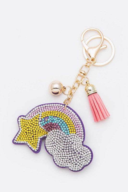 Crystal Rainbow Cloud Key Chain - Shop Style & More | Fresh Looks, Everyday Deals & Free Shipping
