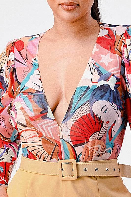 Kimono chiffon multi print long sleeve romper - Shop Style & More | Fresh Looks, Everyday Deals & Free Shipping