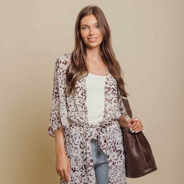 Cheetah Kimono - Shop Style & More | Fresh Looks, Everyday Deals & Free Shipping