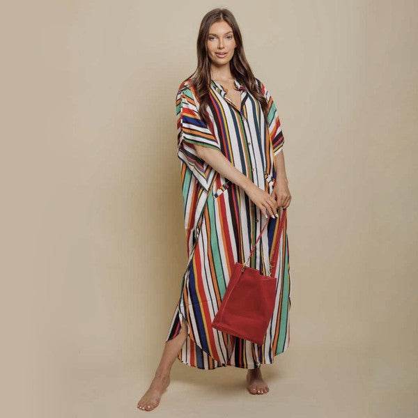 Wide Dress -Stripes - Shop Style & More | Fresh Looks, Everyday Deals & Free Shipping