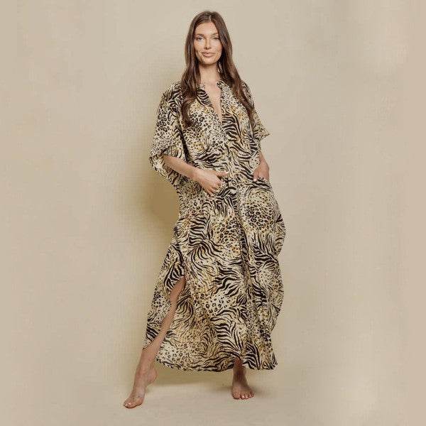 Wide Dress -Animal Print - Shop Style & More | Fresh Looks, Everyday Deals & Free Shipping
