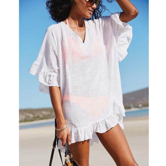 Ruffle Cover-up - Shop Style & More | Fresh Looks, Everyday Deals & Free Shipping