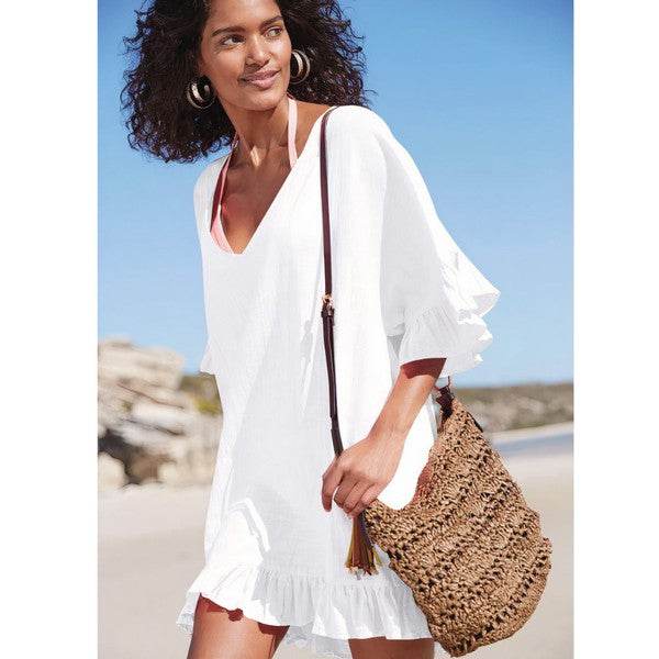 Ruffle Cover-up - Shop Style & More | Fresh Looks, Everyday Deals & Free Shipping