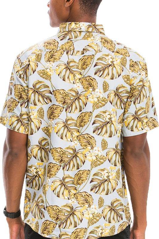 Hawaiian Print Button Down Shirt - Shop Style & More | Fresh Looks, Everyday Deals & Free Shipping