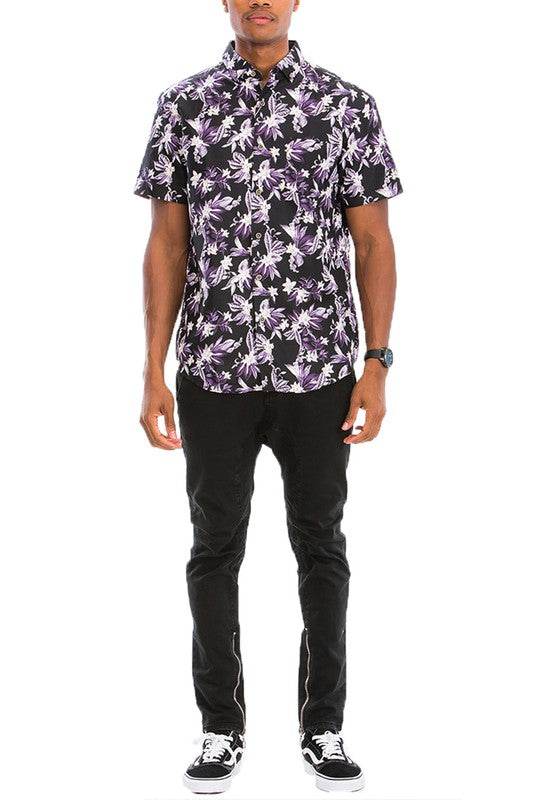 Hawaiian Print Button Down Shirt - Shop Style & More | Fresh Looks, Everyday Deals & Free Shipping