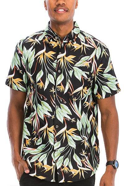 Hawaiian Print Button Down Shirt - Shop Style & More | Fresh Looks, Everyday Deals & Free Shipping