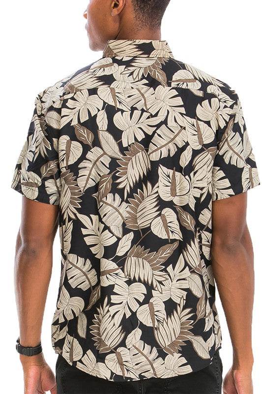 Hawaiian Print Button Down Shirt - Shop Style & More | Fresh Looks, Everyday Deals & Free Shipping