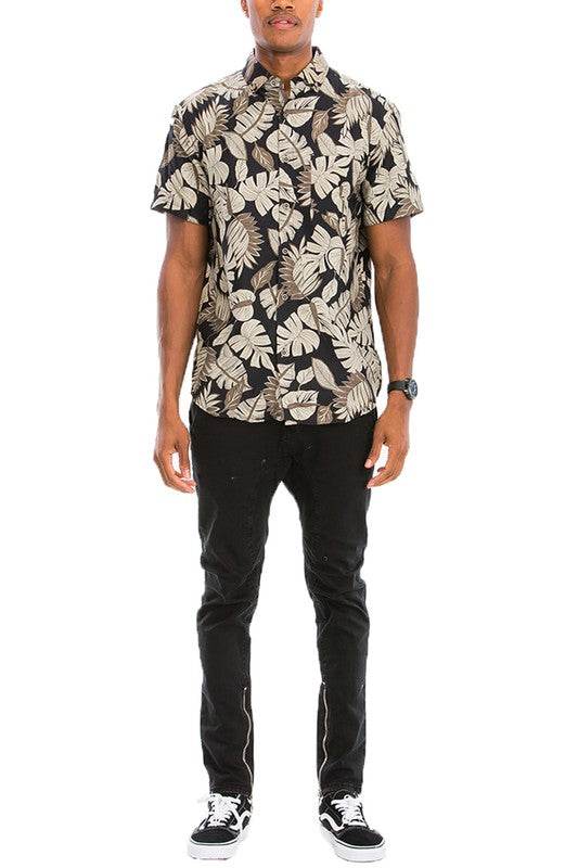 Hawaiian Print Button Down Shirt - Shop Style & More | Fresh Looks, Everyday Deals & Free Shipping