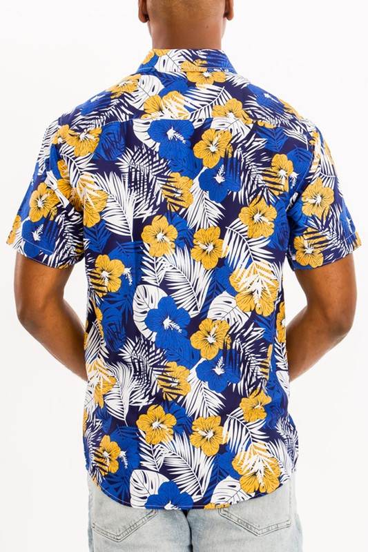 Hawaiian Print Button Down Shirt - Shop Style & More | Fresh Looks, Everyday Deals & Free Shipping