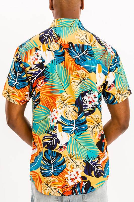 Weiv Hawaiian Print Button Down Shirt - Shop Style & More | Fresh Looks, Everyday Deals & Free Shipping