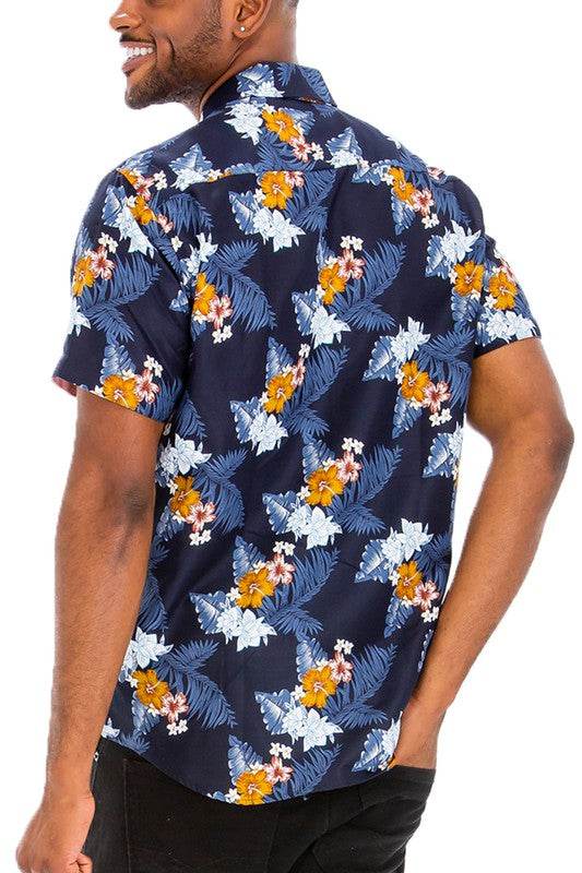 Hawaiian Print Button Down Shirt - Shop Style & More | Fresh Looks, Everyday Deals & Free Shipping