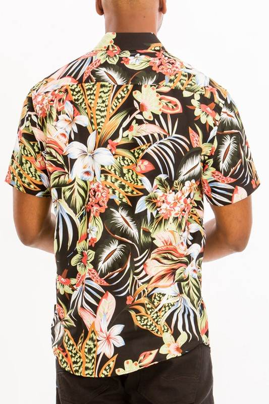 Hawaiian Print Button Down Shirt - Shop Style & More | Fresh Looks, Everyday Deals & Free Shipping