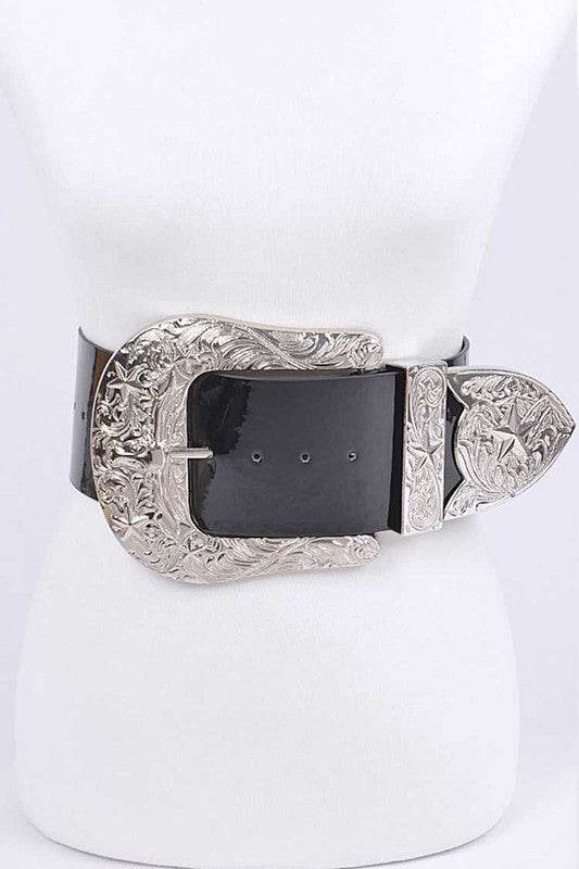 Patent Leather Statement Oversize Belt - Shop Style & More | Fresh Looks, Everyday Deals & Free Shipping