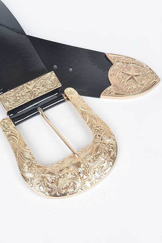 Patent Leather Statement Oversize Belt - Shop Style & More | Fresh Looks, Everyday Deals & Free Shipping
