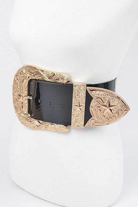 Patent Leather Statement Oversize Belt - Shop Style & More | Fresh Looks, Everyday Deals & Free Shipping