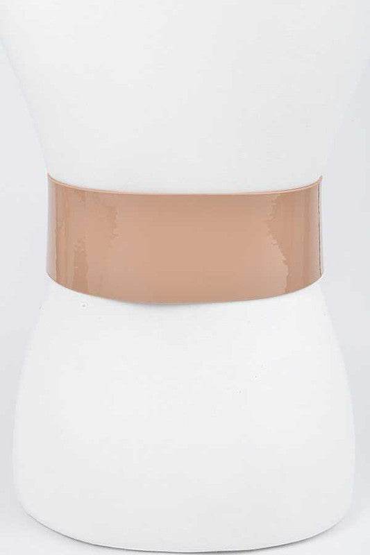 Plus Size Iconic Buckle Statement Patent Belt - Shop Style & More | Fresh Looks, Everyday Deals & Free Shipping