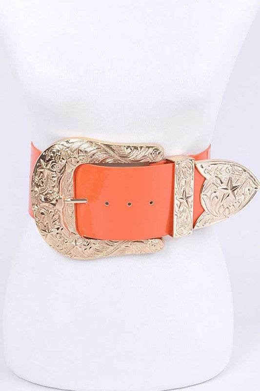 Plus Size Iconic Buckle Statement Patent Belt - Shop Style & More | Fresh Looks, Everyday Deals & Free Shipping