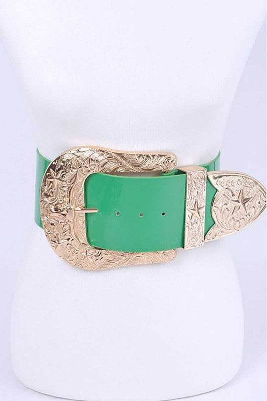 Patent Leather Statement Oversize Belt - Shop Style & More | Fresh Looks, Everyday Deals & Free Shipping