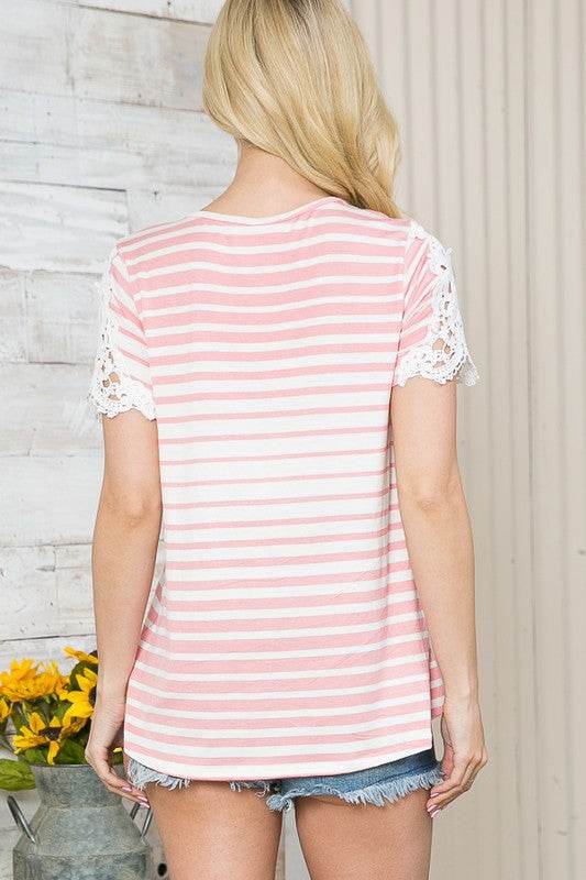 Clunny Patch Sleeve Top - Shop Style & More | Fresh Looks, Everyday Deals & Free Shipping