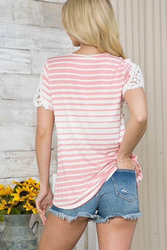 Clunny Patch Sleeve Top - Shop Style & More | Fresh Looks, Everyday Deals & Free Shipping