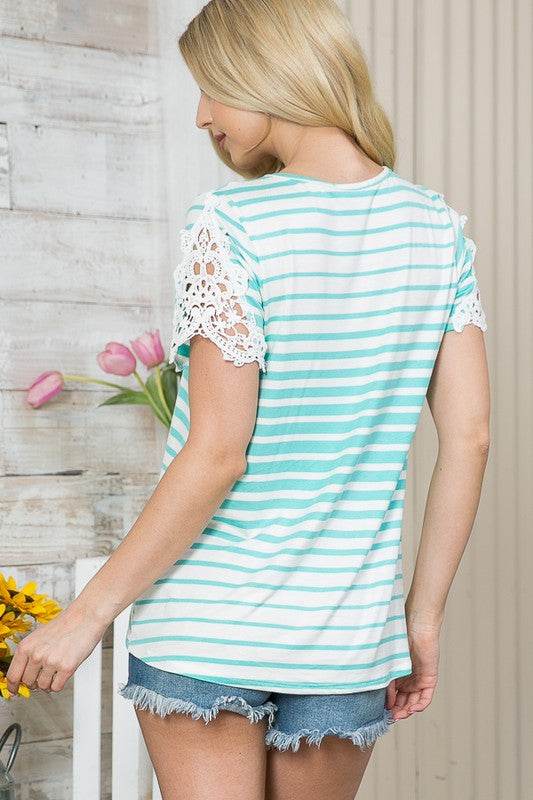 Clunny Patch Sleeve Top - Shop Style & More | Fresh Looks, Everyday Deals & Free Shipping