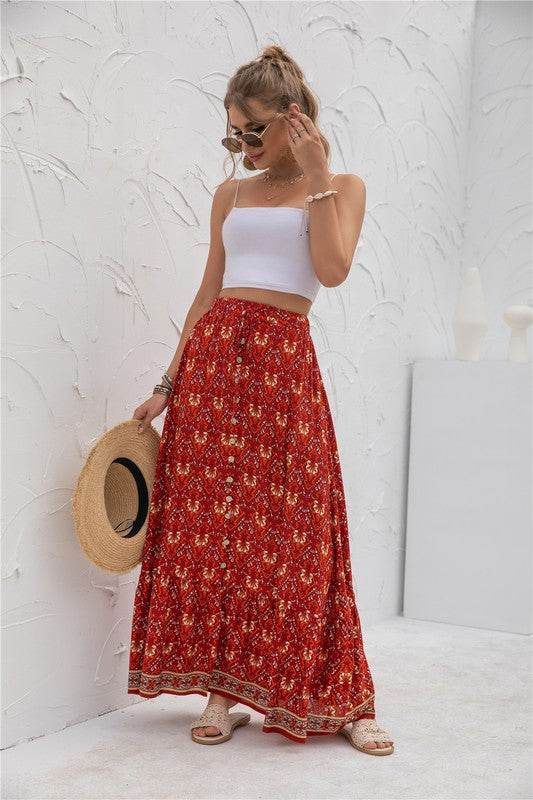 Womens Print Maxi Skirt - Shop Style & More | Fresh Looks, Everyday Deals & Free Shipping