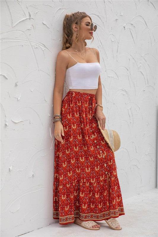 Womens Print Maxi Skirt - Shop Style & More | Fresh Looks, Everyday Deals & Free Shipping