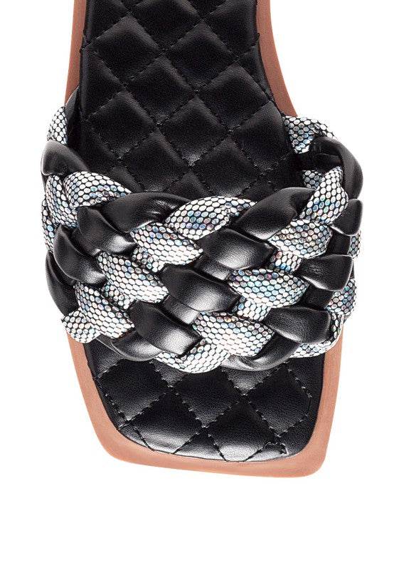 ALLIUM METALLIC WOVEN STRAP FLATS - Shop Style & More | Fresh Looks, Everyday Deals & Free Shipping