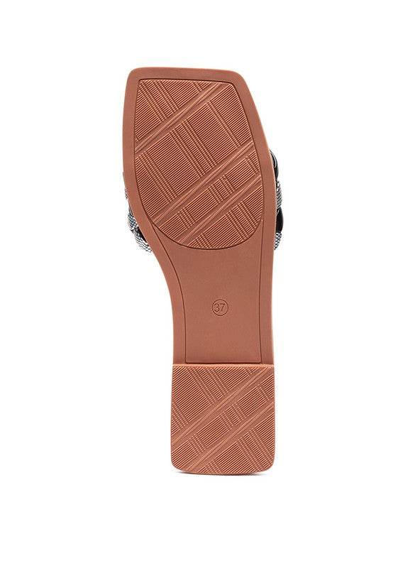 ALLIUM METALLIC WOVEN STRAP FLATS - Shop Style & More | Fresh Looks, Everyday Deals & Free Shipping