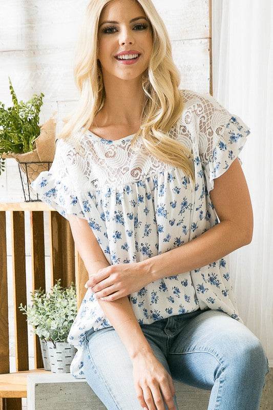 Ruffle Sleeve Blouse - Shop Style & More | Fresh Looks, Everyday Deals & Free Shipping