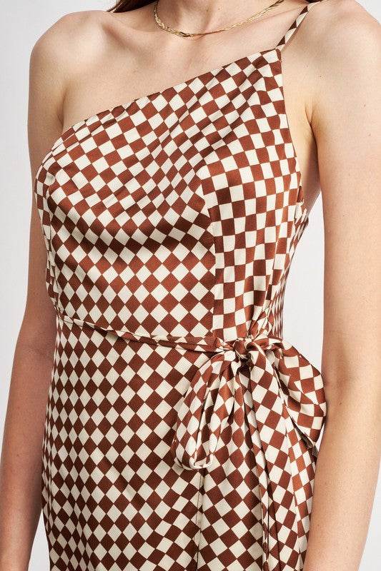 ONE SHOULDER WRAPPED MINI DRESS - Shop Style & More | Fresh Looks, Everyday Deals & Free Shipping