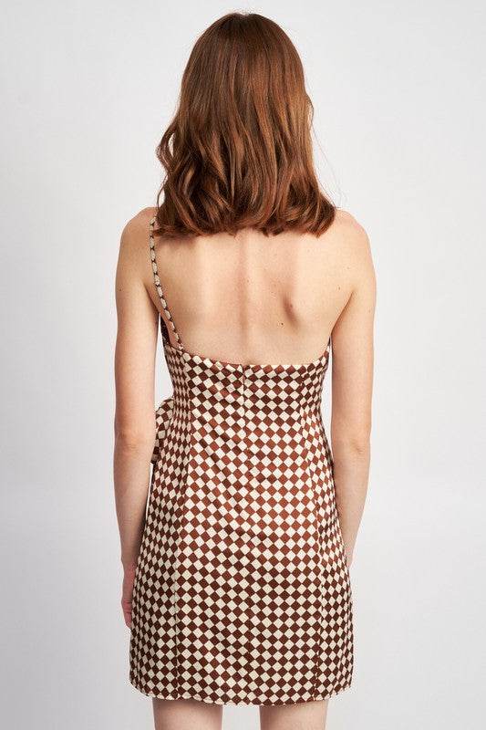 ONE SHOULDER WRAPPED MINI DRESS - Shop Style & More | Fresh Looks, Everyday Deals & Free Shipping