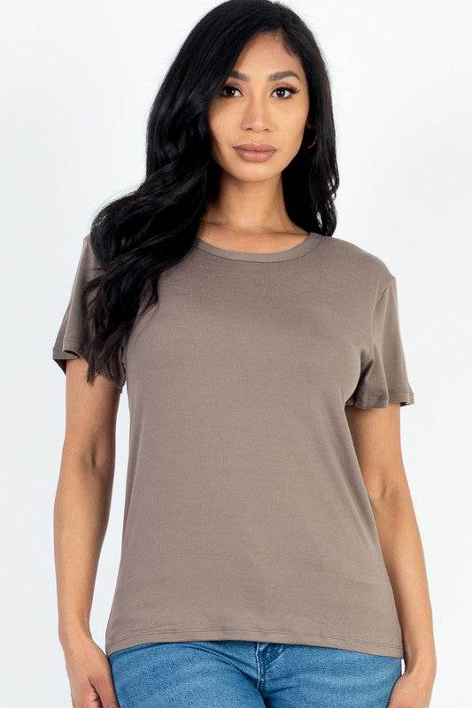 Basic Short Sleeve T-shirt - Shop Style & More | Fresh Looks, Everyday Deals & Free Shipping