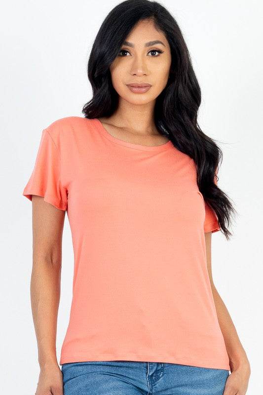 Basic Short Sleeve T-shirt - Shop Style & More | Fresh Looks, Everyday Deals & Free Shipping