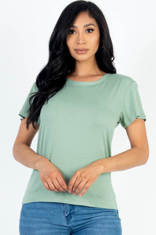 Basic Short Sleeve T-shirt - Shop Style & More | Fresh Looks, Everyday Deals & Free Shipping
