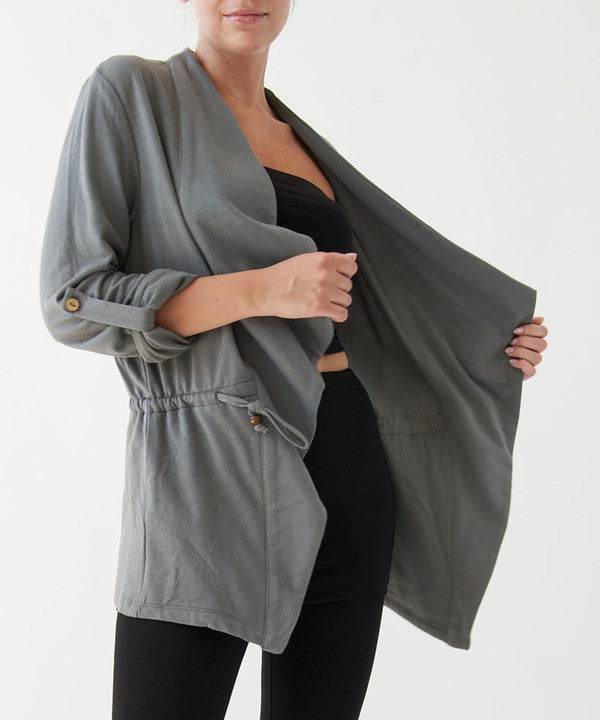 HEMP OPEN FRONT JACKET - Organic ECO Friendly - Shop Style & More | Fresh Looks, Everyday Deals & Free Shipping