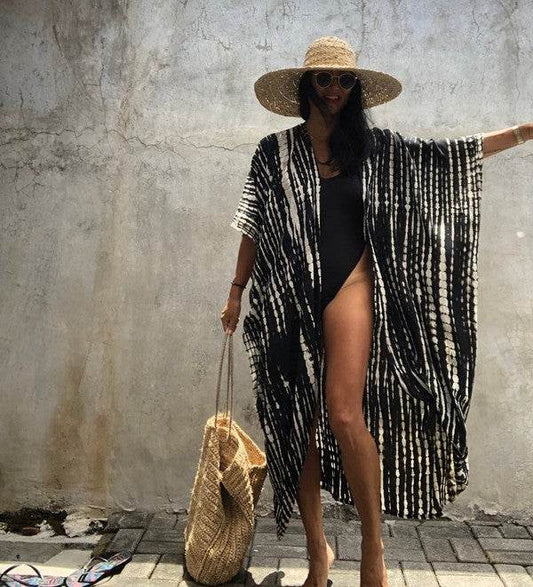 Black & White Kimono - Shop Style & More | Fresh Looks, Everyday Deals & Free Shipping