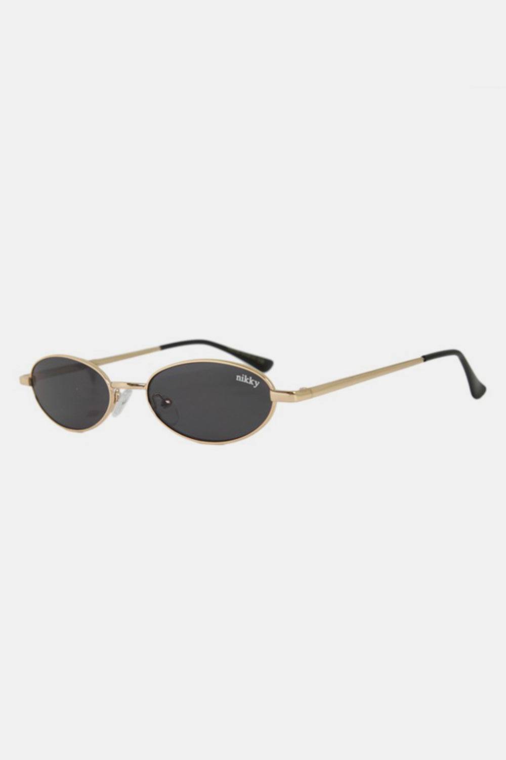 Nicole Lee USA Metal Frame Finley Oval Sunglasses - Shop Style & More | Fresh Looks, Everyday Deals & Free Shipping
