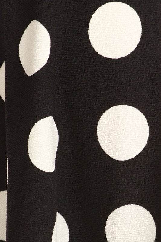 Polka dot printed high waisted knee length skirt - Shop Style & More | Fresh Looks, Everyday Deals & Free Shipping