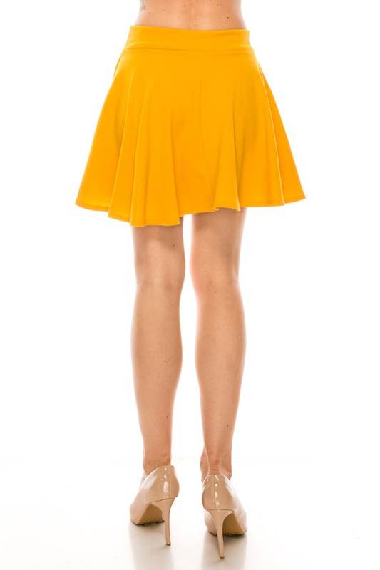 Solid A-line Mini Skirt - Shop Style & More | Fresh Looks, Everyday Deals & Free Shipping
