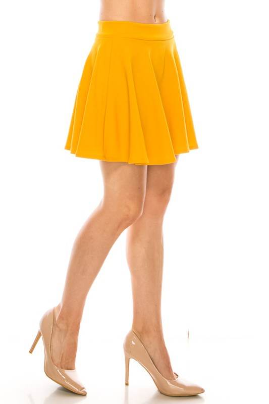 Solid A-line Mini Skirt - Shop Style & More | Fresh Looks, Everyday Deals & Free Shipping